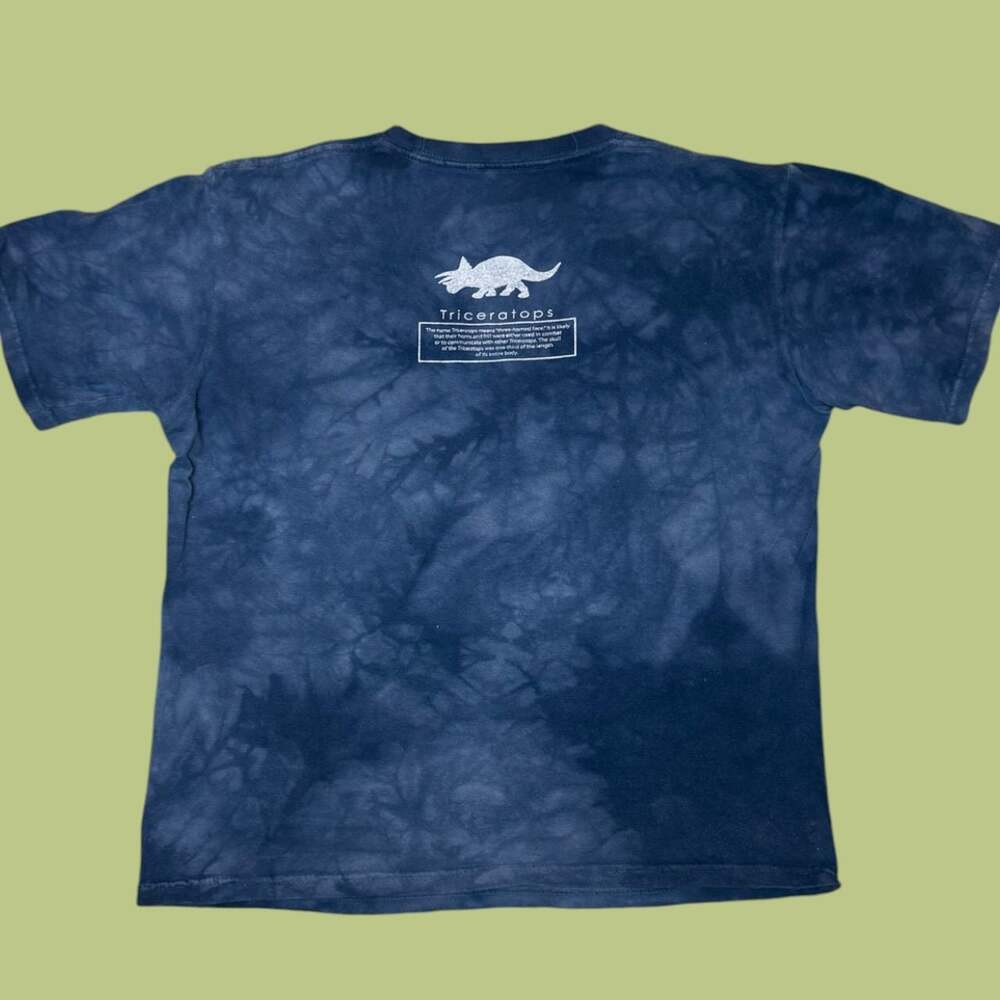 Y2K The Mountain Museum of Natural History Triceratops Dinosaur Tee - Picture 2 of 3